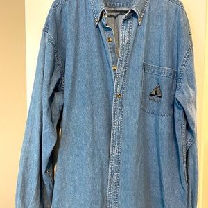 AOL Denim shirt XL